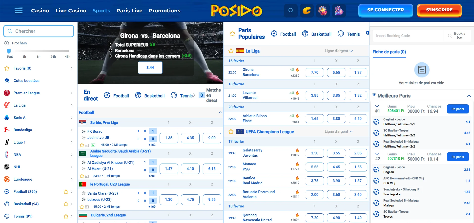 Posido casino pari